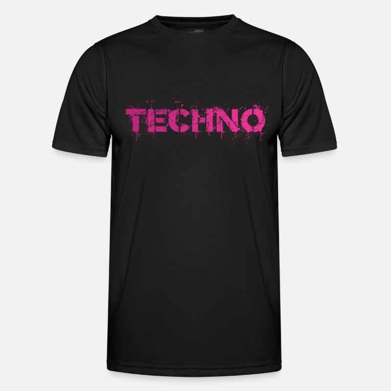 Techno Fan Techno Music Men's Functional T-Shirt