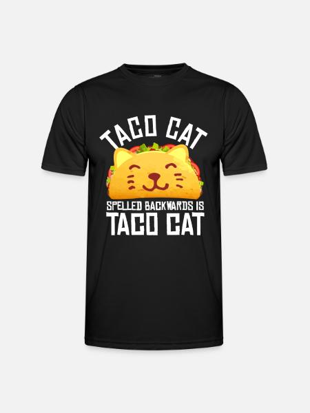 Taco Cat - Men's Functional T-Shirt - black