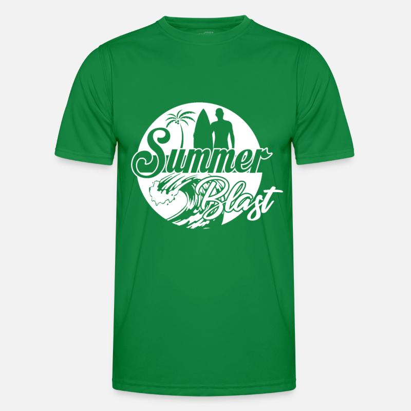 Sommerparadies süßes cooles Geschenk Männer Funktions-T-Shirt