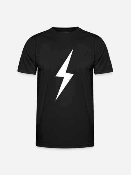 lightning - Men's Functional T-Shirt - black