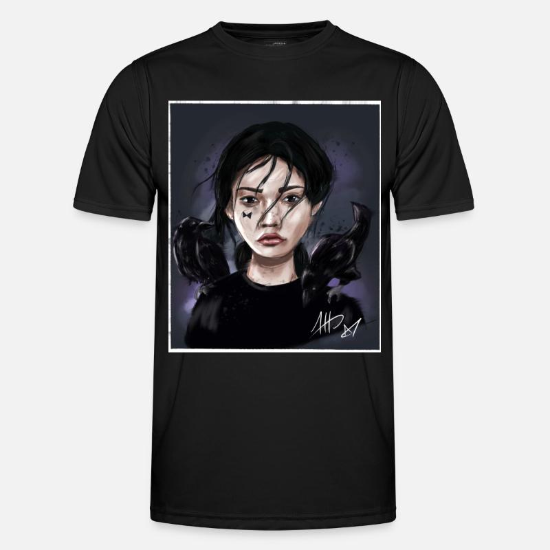 Dark Like A Crow - Men's Functional T-Shirt - black