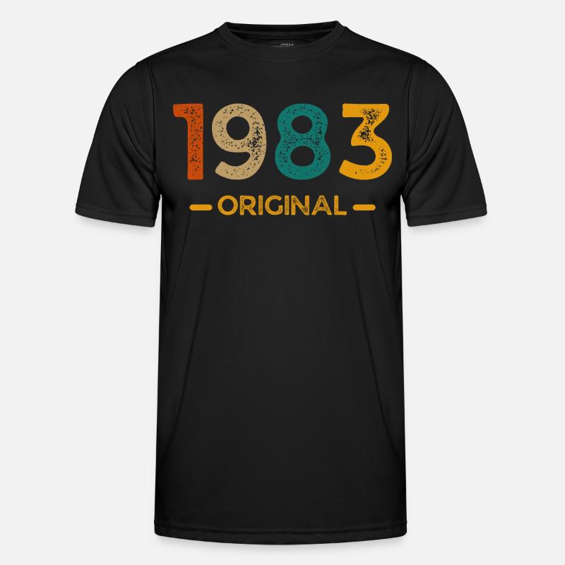1982 Original - Männer Funktions-T-Shirt - Schwarz