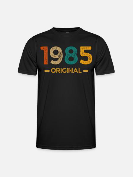 1985 Original - Männer Funktions-T-Shirt - Schwarz