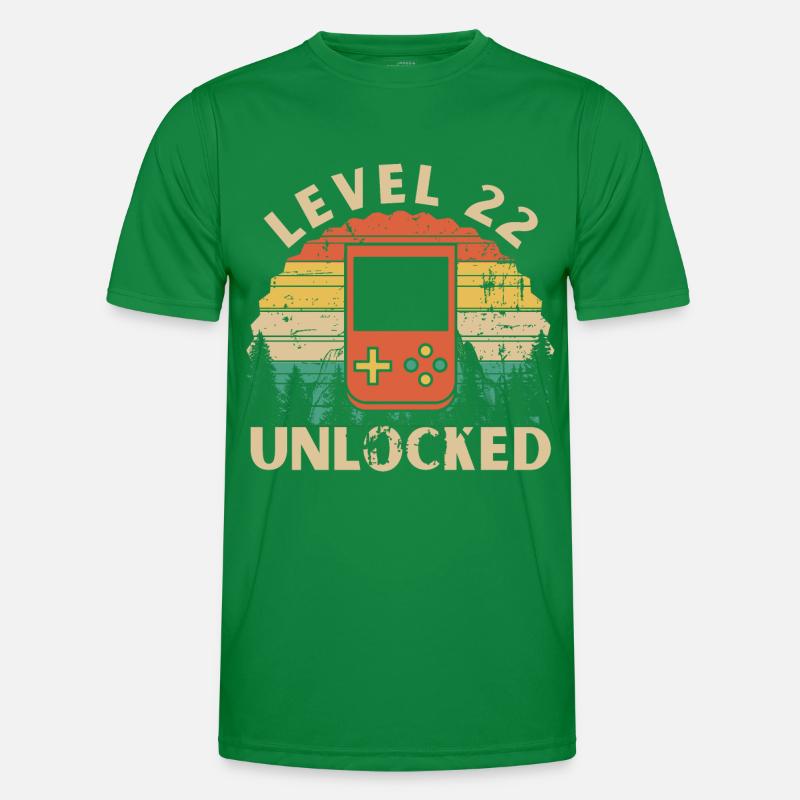 Level 22 freigeschaltet Männer Funktions-T-Shirt