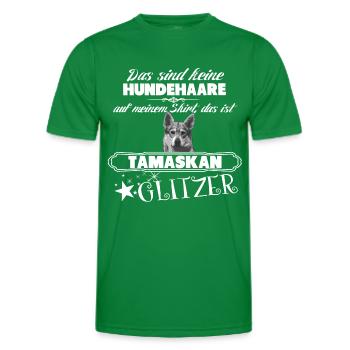TAMASKAN GLITZER - Männer Funktions-T-Shirt - Kelly Green - Vorne - AI Model Male 178 dark (178cm)