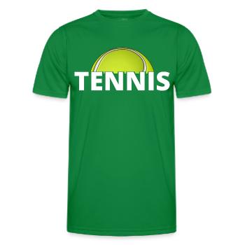 tennis / Tennis / Tennis spieler / Tennis Spielen - Männer Funktions-T-Shirt - Kelly Green - Vorne - AI Model Male 178 dark (178cm)