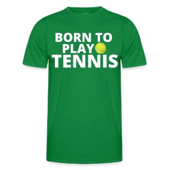 tennis / Tennis / Tennis spieler / Tennis Spielen - Männer Funktions-T-Shirt - Kelly Green - Vorne - AI Model Male 178 dark (178cm)