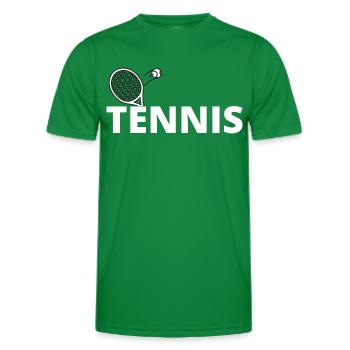 tennis / Tennis / Tennis spieler / Tennis Spielen - Männer Funktions-T-Shirt - Kelly Green - Vorne - AI Model Male 178 dark (178cm)