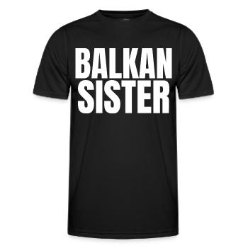Balkan Hrvatska Apc Balkan Jebiga Hrvatska Croates - T-shirt sport Homme - noir - Devant - AI Model Male 178 dark (178cm)
