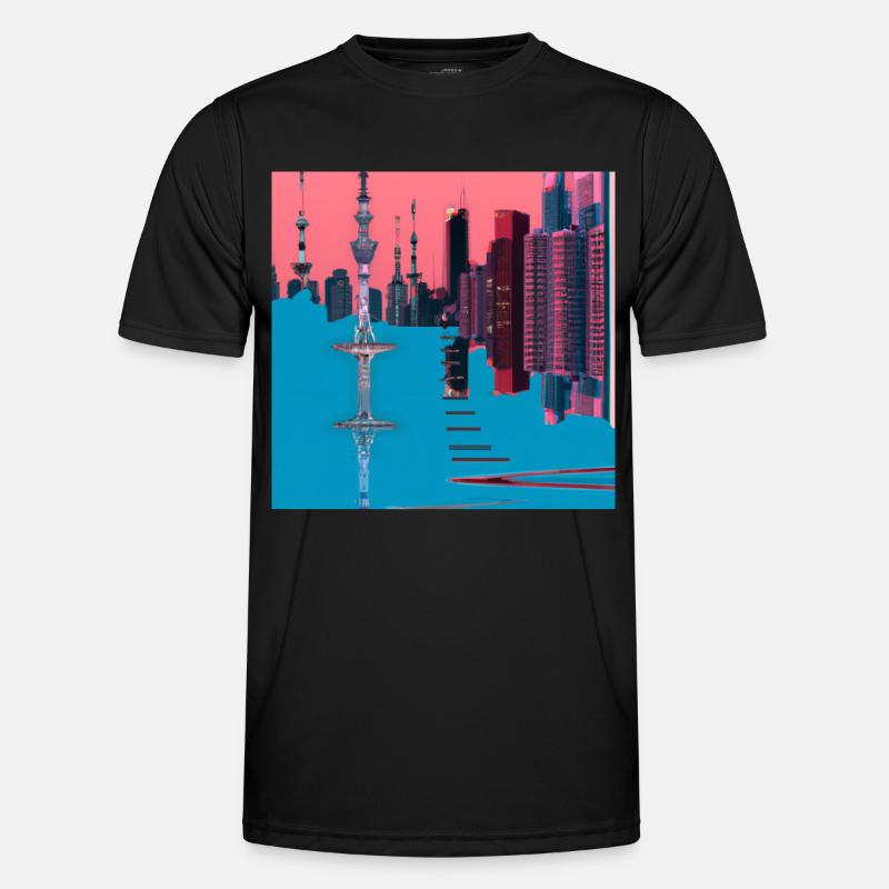 Abstract Men's Functional T-Shirt