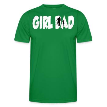 Girl Dad - stolzer Vater einer Tochter - Vatertag - Männer Funktions-T-Shirt - Kelly Green - Vorne - AI Model Male 178 dark (178cm)