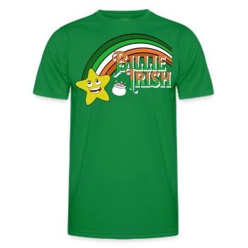 Billie Irish - St. Patricks Day - Paddy's Day - Männer Funktions-T-Shirt - Kelly Green - Vorne - AI Model Male 178 dark (178cm)