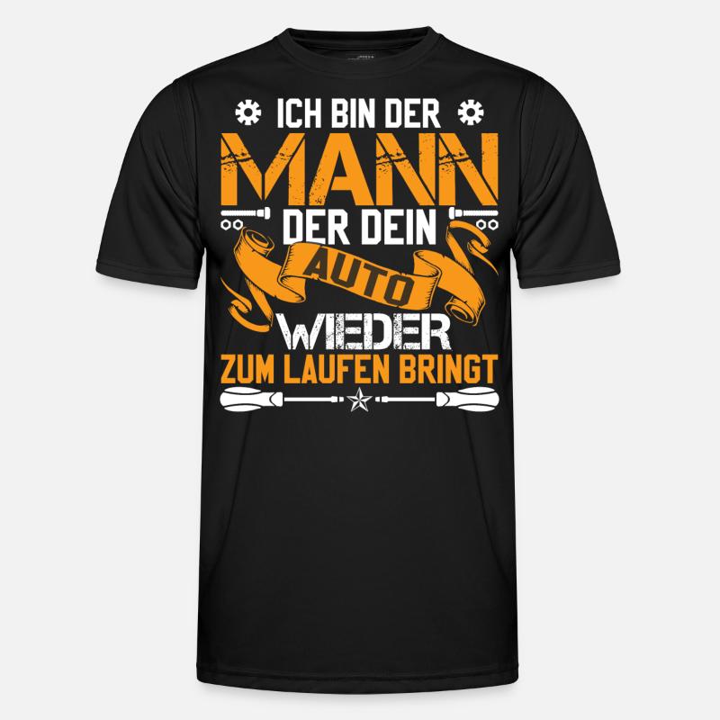 Automechaniker Mechatroniker Schrauber KFZ Männer Funktions-T-Shirt