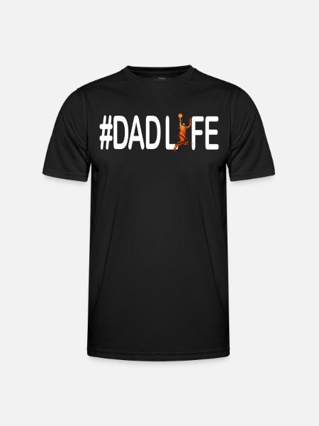 Basketball Dadlife - Men's Functional T-Shirt - black