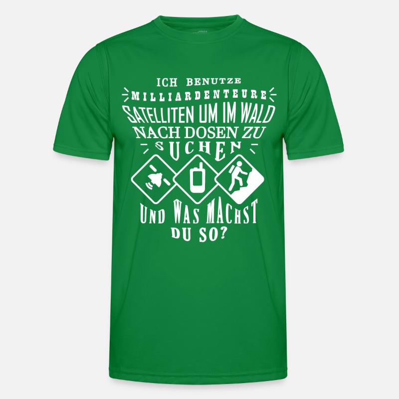 Geocaching 02 Männer Funktions-T-Shirt