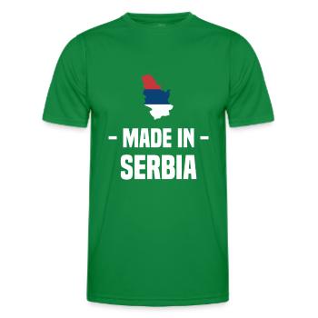 Serbie! - T-shirt sport Homme - vert - Devant - AI Model Male 178 dark (178cm)