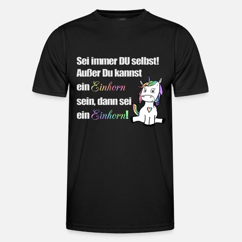 Sei immer du selbst - Männer Funktions-T-Shirt - Schwarz