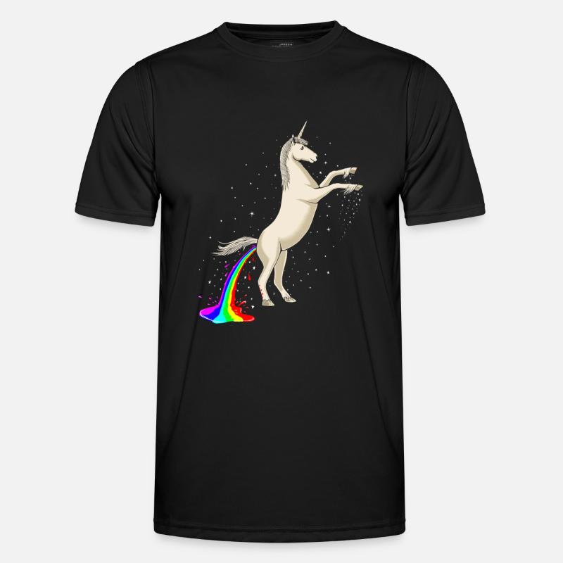 Science Behind Rainbows - Men's Functional T-Shirt - black