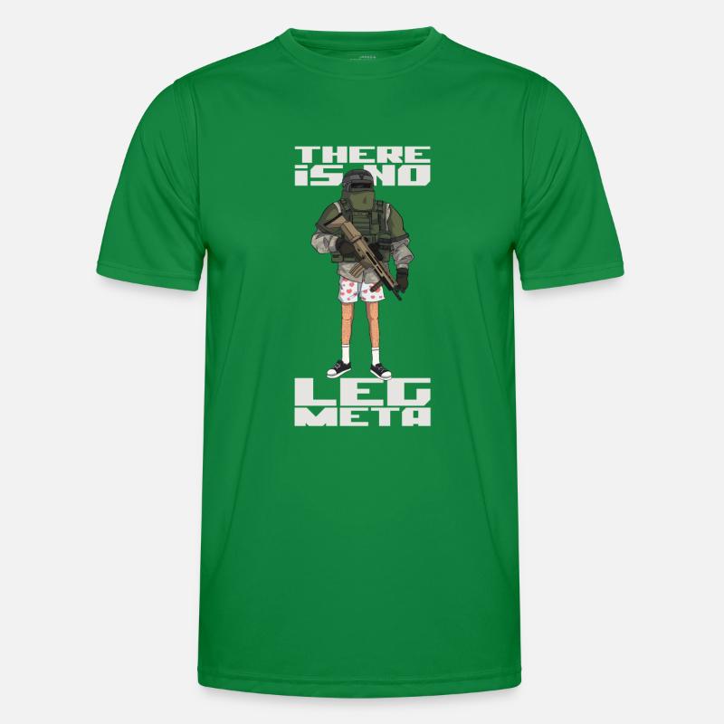There is no Leg Meta Männer Funktions-T-Shirt