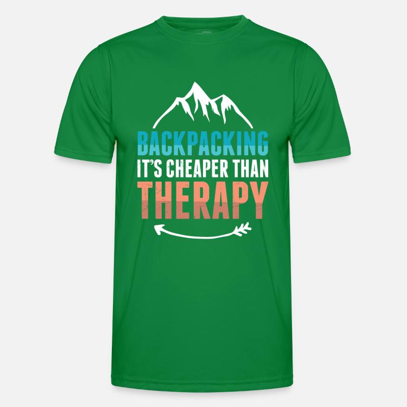 Backpacker Therapie Männer Funktions-T-Shirt