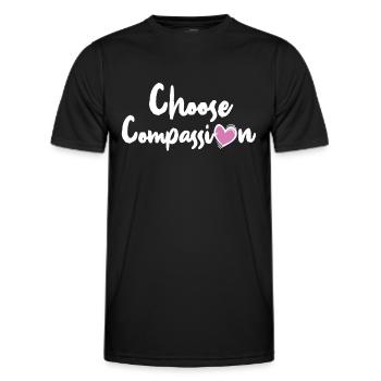 Mitgefühl Ethik Motivation Cooles Geschenk - Männer Funktions-T-Shirt - Schwarz - Vorne - AI Model Male 178 dark (178cm)
