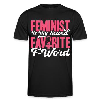 Gender equality Gender equality - Men's Functional T-Shirt - black - Front - AI Model Male 178 dark (178cm)