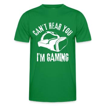 VR Virtual Reality Gamer - Männer Funktions-T-Shirt - Kelly Green - Vorne - AI Model Male 178 dark (178cm)