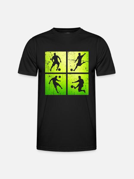 Footballeur - T-shirt sport Homme - noir