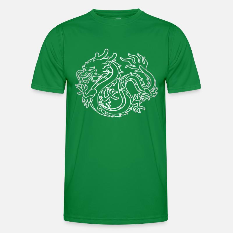 Dragon chinois T-shirt sport Homme