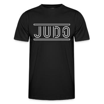 Judo - Männer Funktions-T-Shirt - Schwarz - Vorne - AI Model Male 178 dark (178cm)