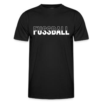 Fussball Fußball - Männer Funktions-T-Shirt - Schwarz - Vorne - AI Model Male 178 dark (178cm)