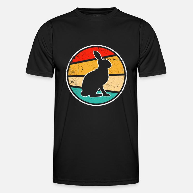 Rabbit Retro - Men's Functional T-Shirt - black