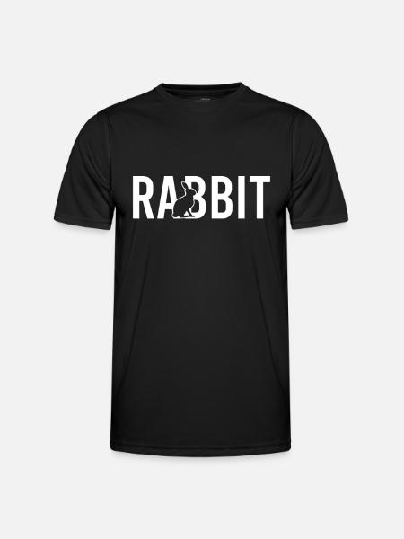 Rabbit rabbit - Men's Functional T-Shirt - black