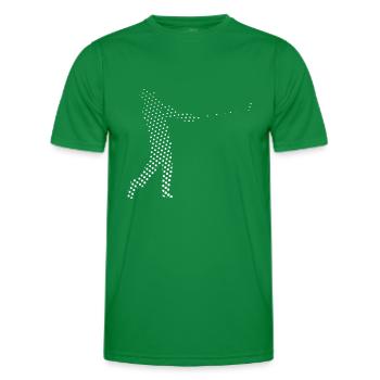 Golf Golfer - Men's Functional T-Shirt - kelly green - Front - AI Model Male 178 dark (178cm)