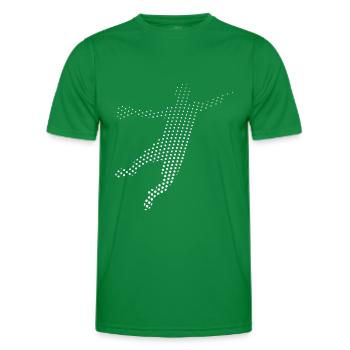 Handball Handball Player - Men's Functional T-Shirt - kelly green - Front - AI Model Male 178 dark (178cm)