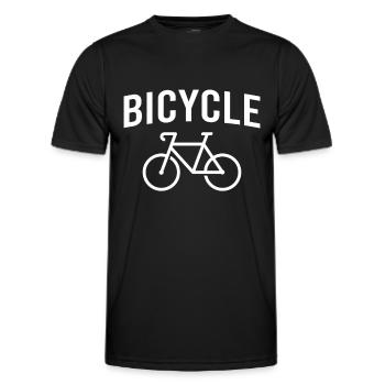 Bicycle bicycle - Men's Functional T-Shirt - black - Front - AI Model Male 178 dark (178cm)