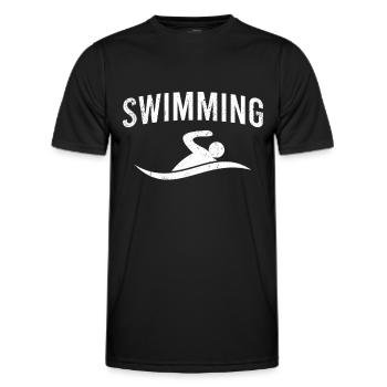 Nager - T-shirt sport Homme - noir - Devant - AI Model Male 178 dark (178cm)