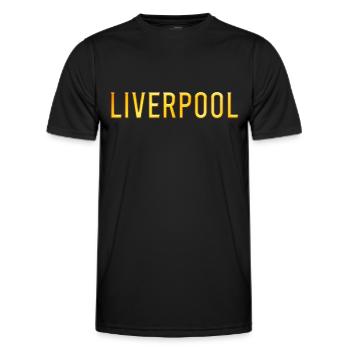 Liverpool - Männer Funktions-T-Shirt - Schwarz - Vorne - AI Model Male 178 dark (178cm)