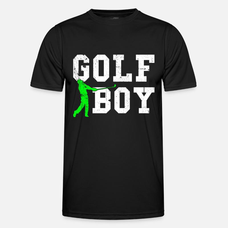 golf boy - Männer Funktions-T-Shirt - Schwarz
