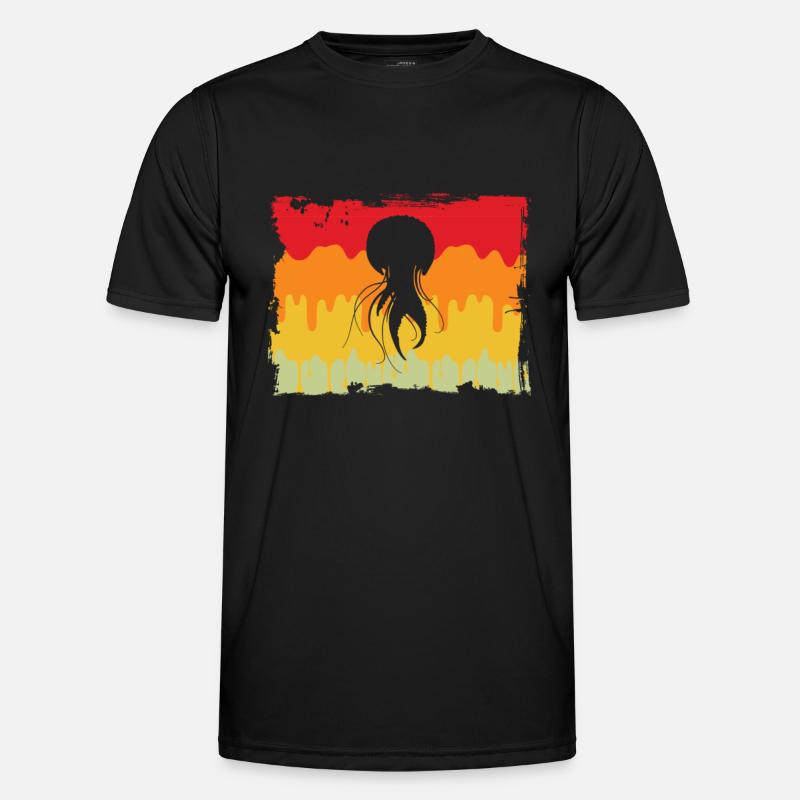 Logo rétro de méduse T-shirt sport Homme