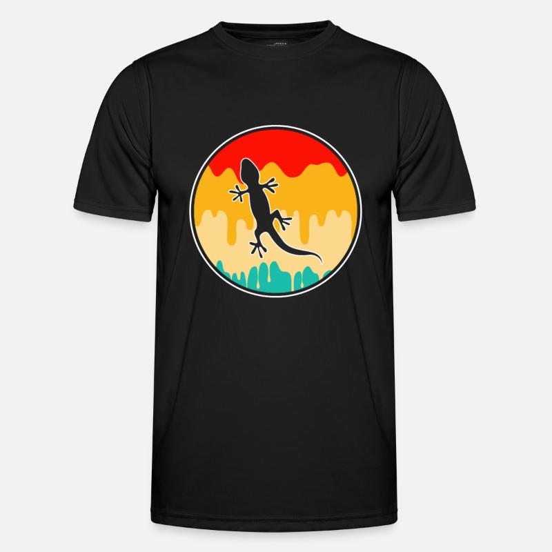 Lizard Retro - Men's Functional T-Shirt - black