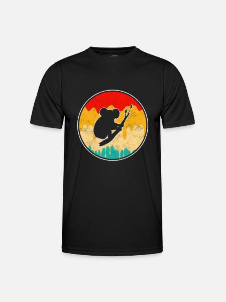 Koala Retro - Men's Functional T-Shirt - black