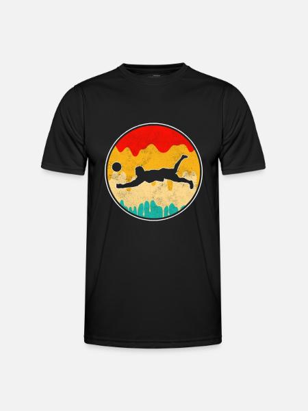 Volleyball Retro - Men's Functional T-Shirt - black