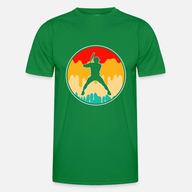 Baseball Retro Männer Funktions-T-Shirt