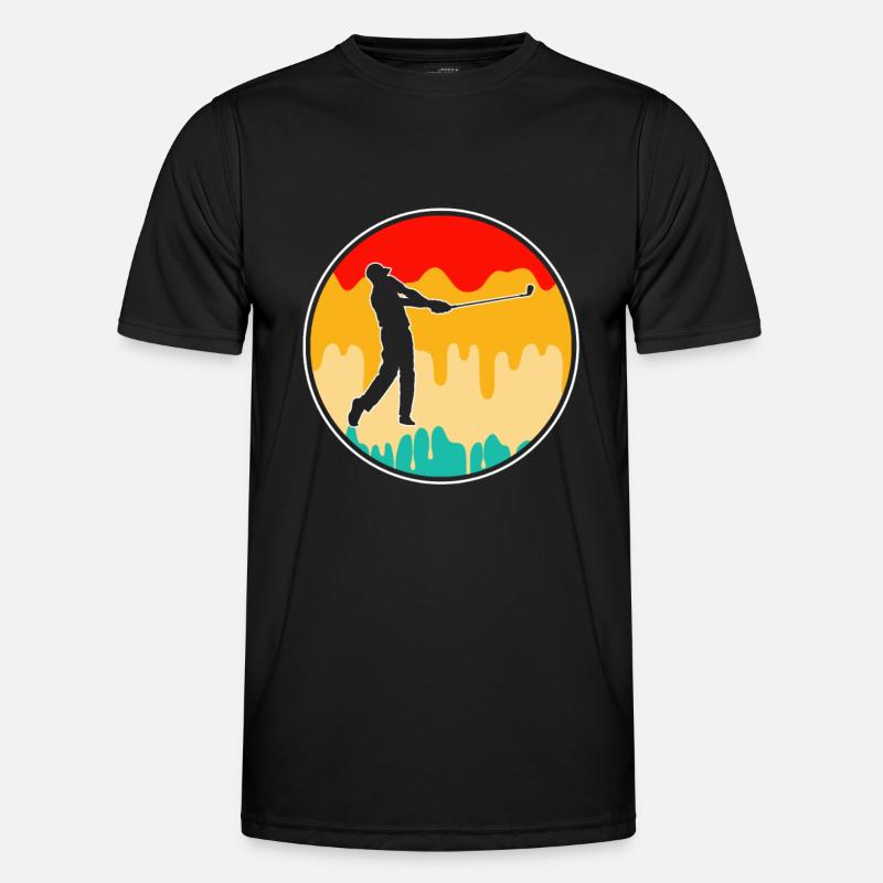 Golf Retro - Men's Functional T-Shirt - black