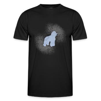 Pudel - Männer Funktions-T-Shirt - Schwarz - Vorne - AI Model Male 178 dark (178cm)