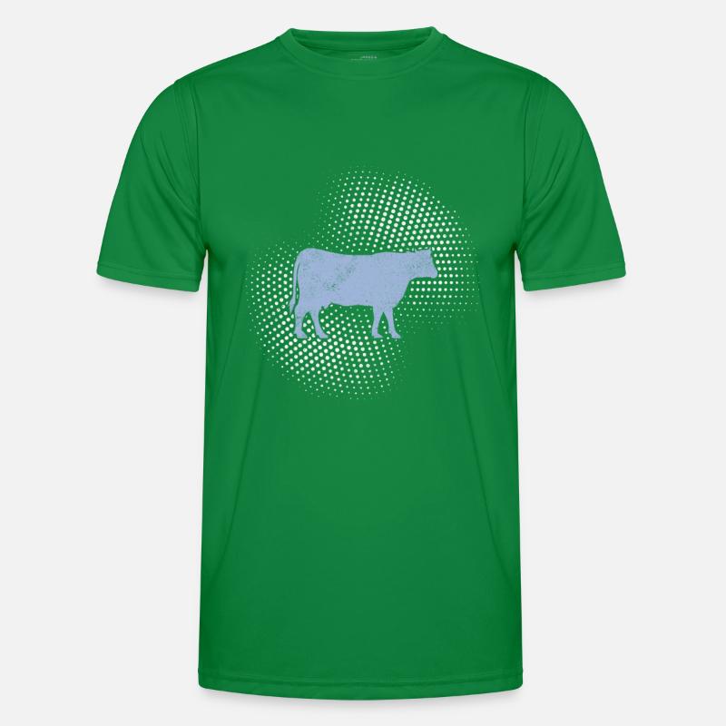 Kuh Rind Männer Funktions-T-Shirt