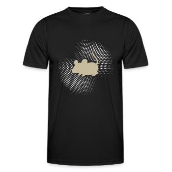 Mouse - Men's Functional T-Shirt - black - Front - AI Model Male 178 dark (178cm)