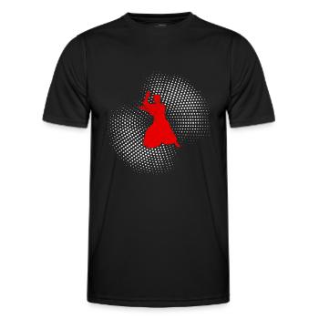 Aïkido - T-shirt sport Homme - noir - Devant - AI Model Male 178 dark (178cm)