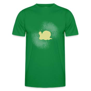 Escargot - T-shirt sport Homme - vert - Devant - AI Model Male 178 dark (178cm)